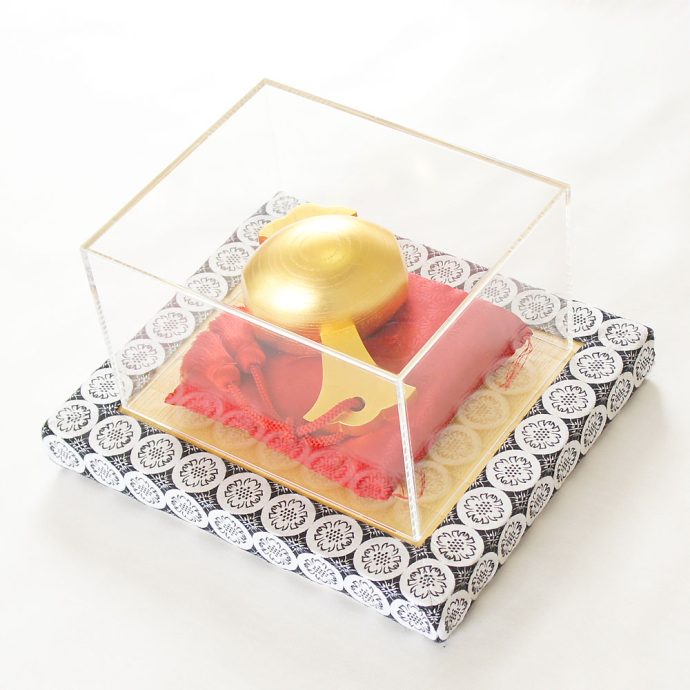 純金箔製福こづちクリアケース
